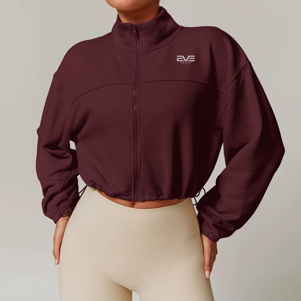 EVE AirLayer Cropped Jacket — Lightweight Control - EVEPEACH