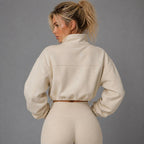 EVE AirLayer Cropped Jacket — Lightweight Control - EVEPEACH