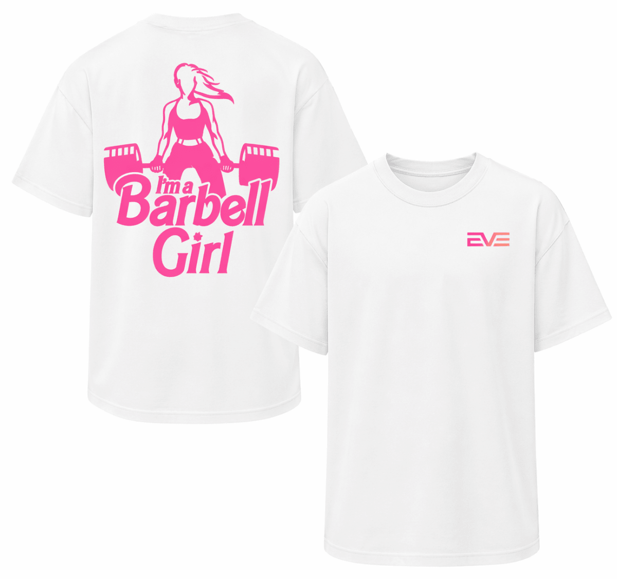 EVE “Barbell Girl” T-Shirt - EVEPEACH