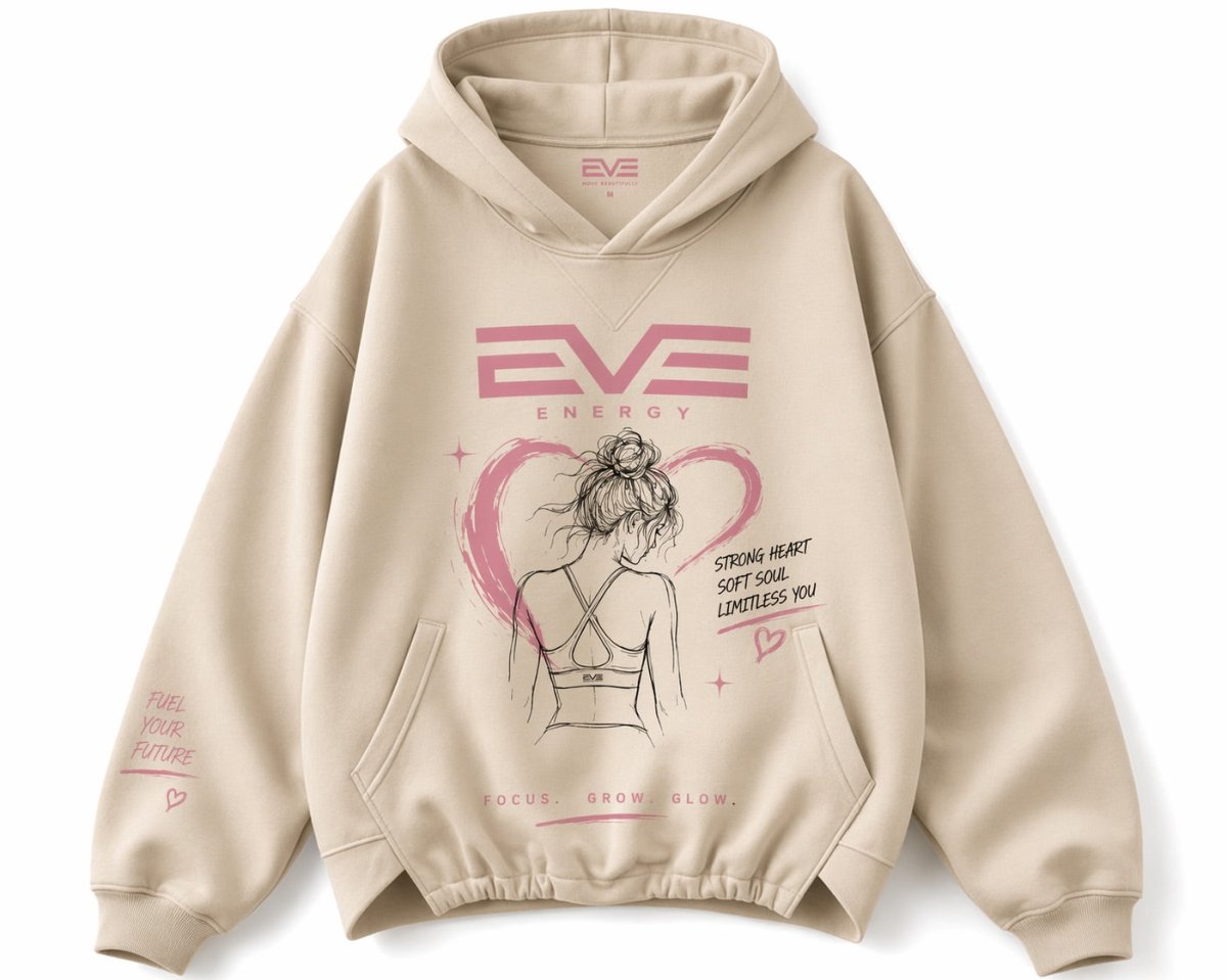 EVE Energy Hoodie – Strong Heart Edition - EVEPEACH