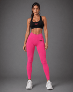 EVE FormLock Sports Bra pink logo - EVEPEACH