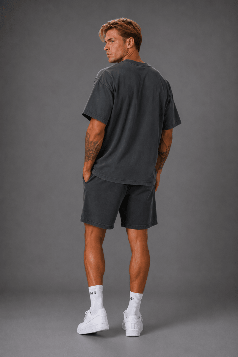EVE Men Washed Essential Tee - EVEPEACH