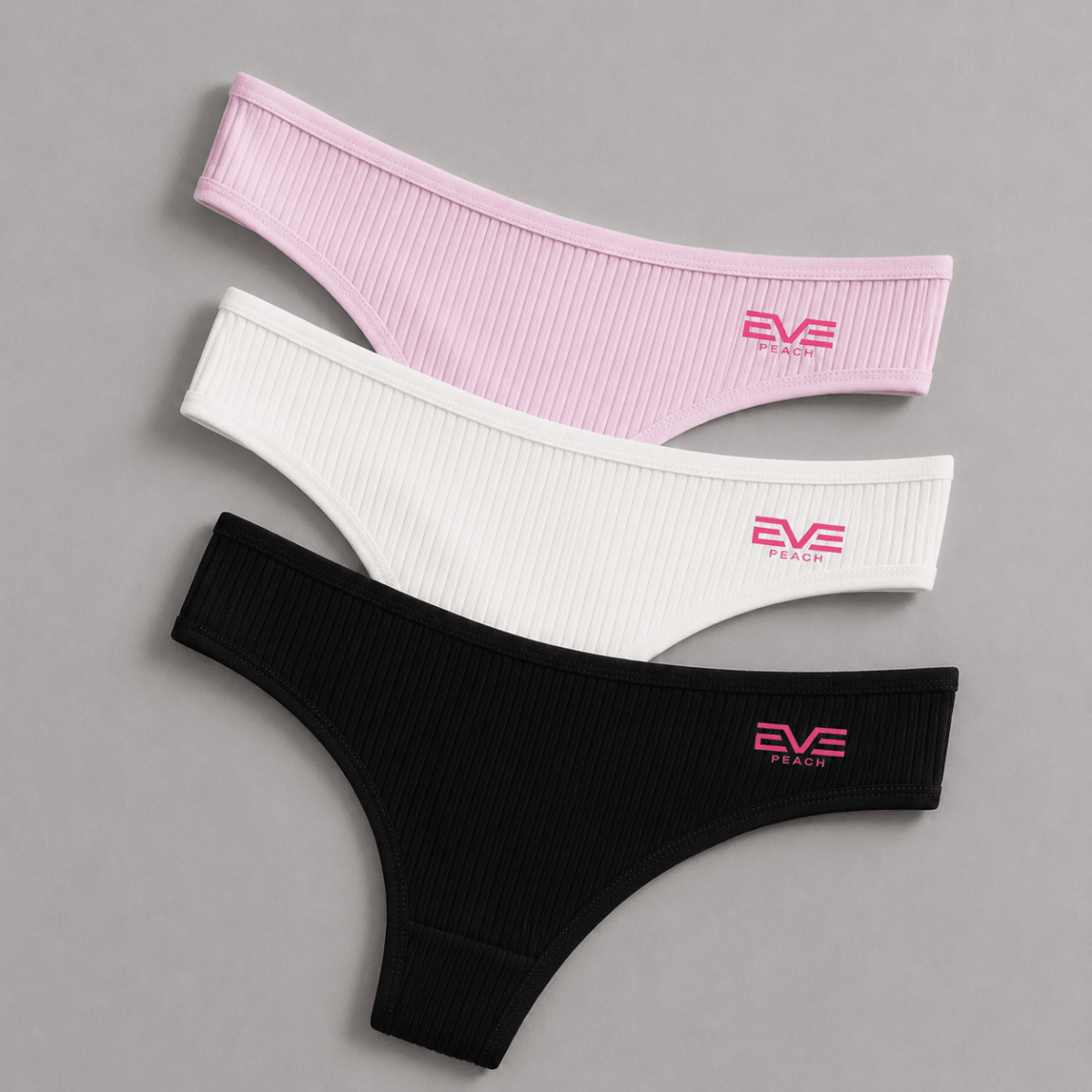 EVE Seamless Thong 3 Pack - EVEPEACH