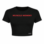 MUSCLE MOMMY Crop Tee - EVEPEACH